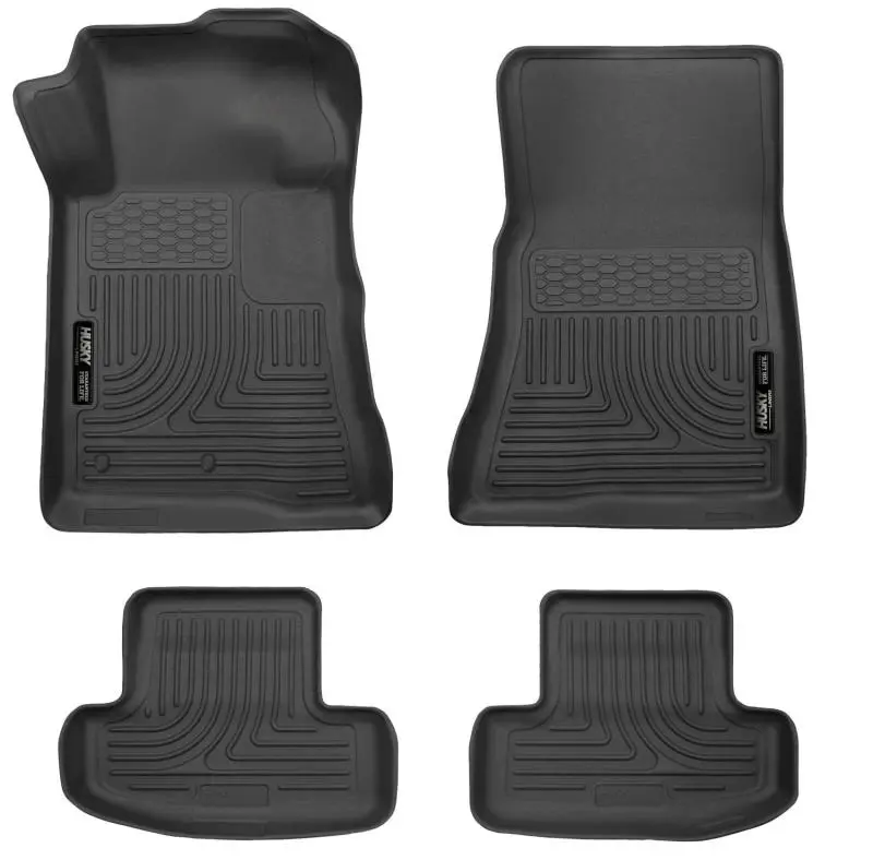 Husky Liners 10-12 Ford Mustang Weatherbeater Combo Black Floor Liners 1