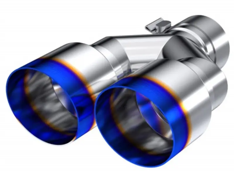Mbrp Universal T304 Ss Dual Burnt End Tip 3.5In Od/2.5In Inlet 2
