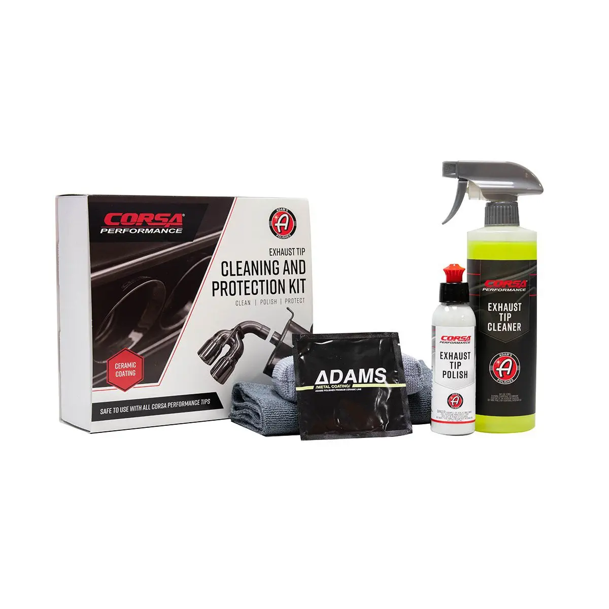 3:1 Clean Polish And Protect Exhaust Tip Cleaning Kit Corsa 1