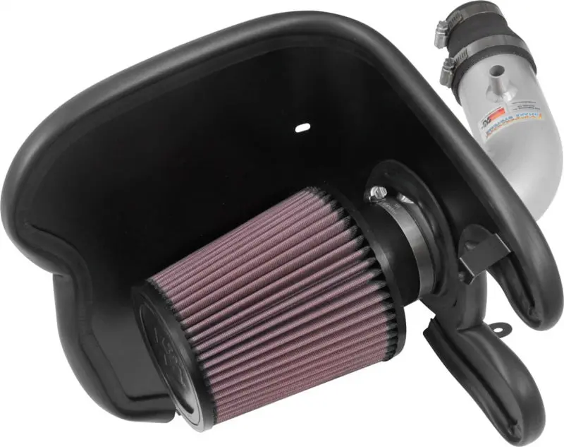 K&N 17-18 Chevy Cruze 1.4L Turbo Silver Typhoon Short Ram Intake 1