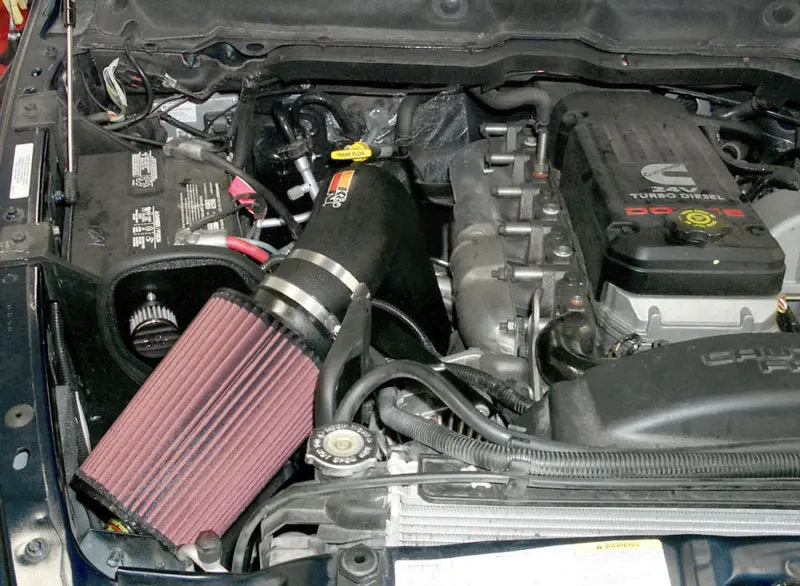 K&N 03-07 Dodge Ram 2500/3500 L6-5.9L Performance Intake Kit 2
