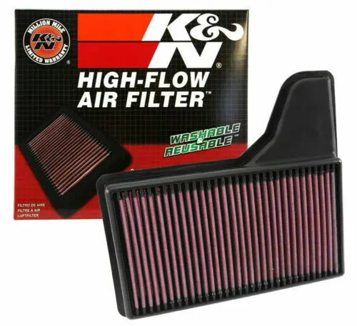 2015-20 Ford Mustang, 2.3L, 3.7L, 5.0L | K&N Replacement Air Filter, 33-5029 1