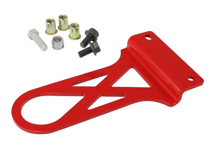 Afe Control Pfadt Series Front Tow Hook Red 97-04 Chevrolet Corvette (C5) 1