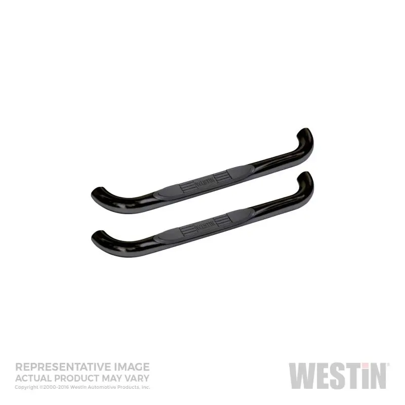 Westin 1980-1997 Ford F-Series Reg Cab (97 Hd Models Only) E-Series 3 Nerf Step Bars - Black 1