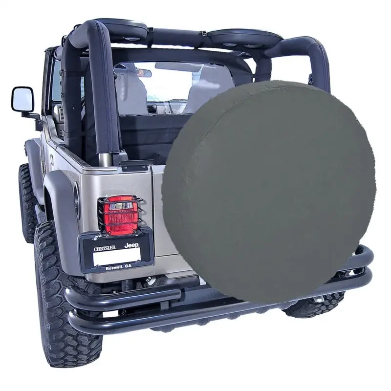 Rugged Ridge 35-36 Inch Tire Cover Black Diamond 1