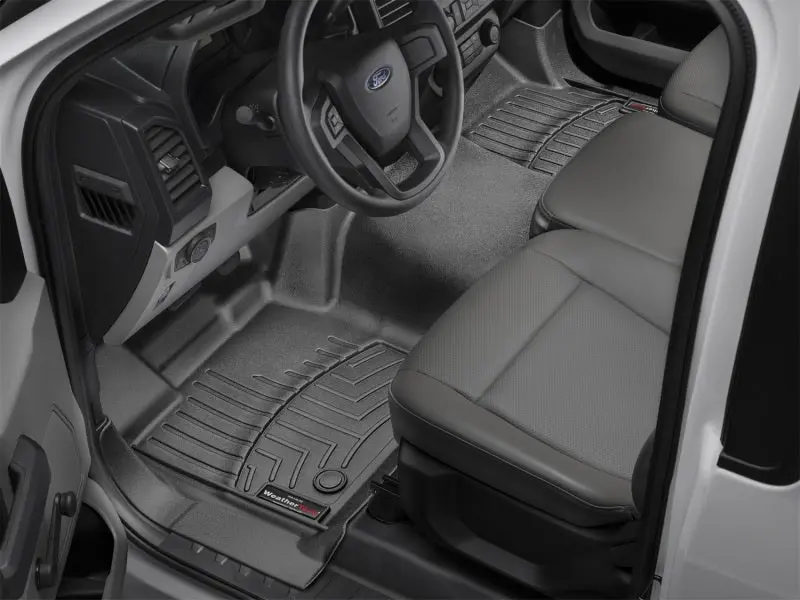 Weathertech 2019+ Chevrolet Silverado 1500 / Gmc Sierra (Double Cab) Rear Vinyl Floorliner - Black 1