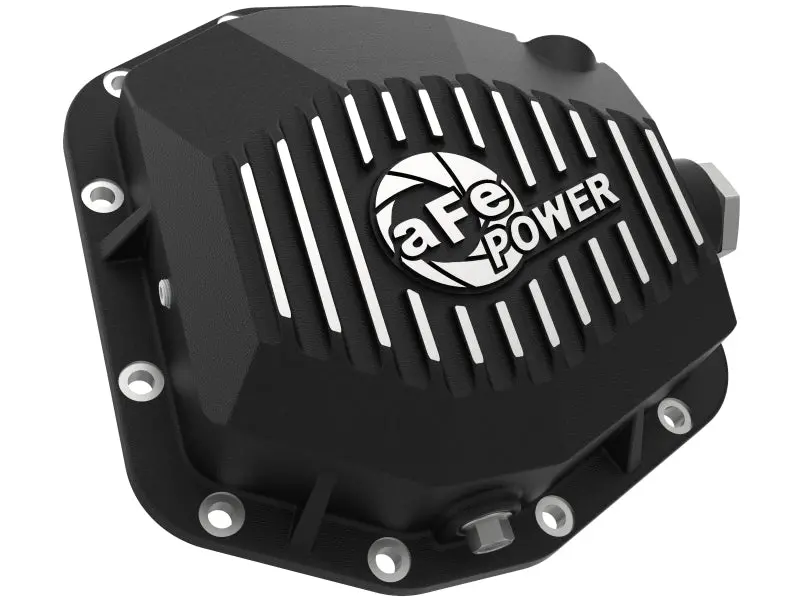 Afe Street Series Rear Differential Cover Black W/Machined Fins 20+ Jeep Gladiator Jt (Dana M220) 2