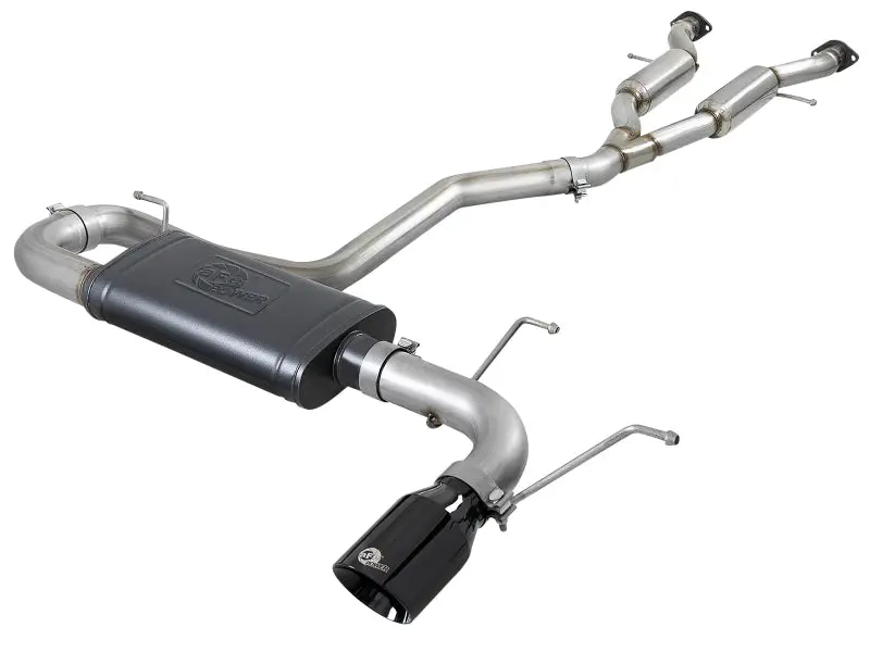 Afe Large Bore Hd 3In 304 Ss Cat-Back Exhaust W/ Black Tips 14-19 Jeep Grand Cherokee (Wk2) V6-3.6L 1