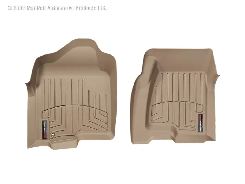 Weathertech 99-00 Chevrolet Silverado Crew Cab Front Floorliner - Tan 1