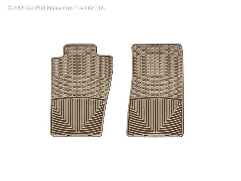 Weathertech 82-93 Chevrolet S10 Pickup Front Rubber Mats - Tan 1