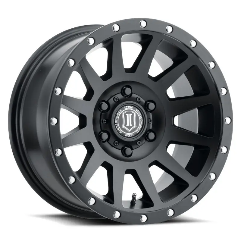 Icon Compression 18X9 5X150 25Mm Offset 6In Bs Satin Black Wheel 1