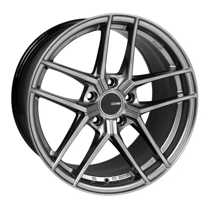 Enkei Ty5 19X8.5 5X114.3 35Mm Offset 72.6Mm Bore Hyper Silver Wheel 1