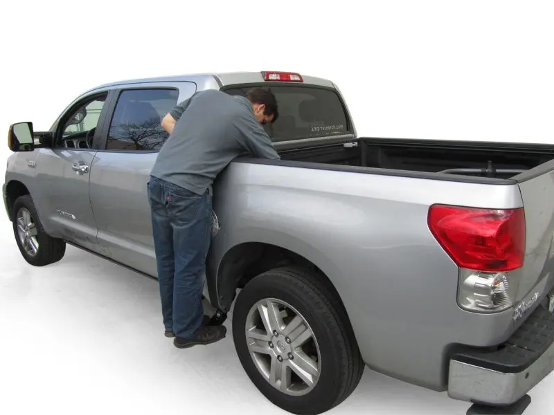 Amp Research 2007-2017 Toyota Tundra Crewmax Bedstep2 - Black 1