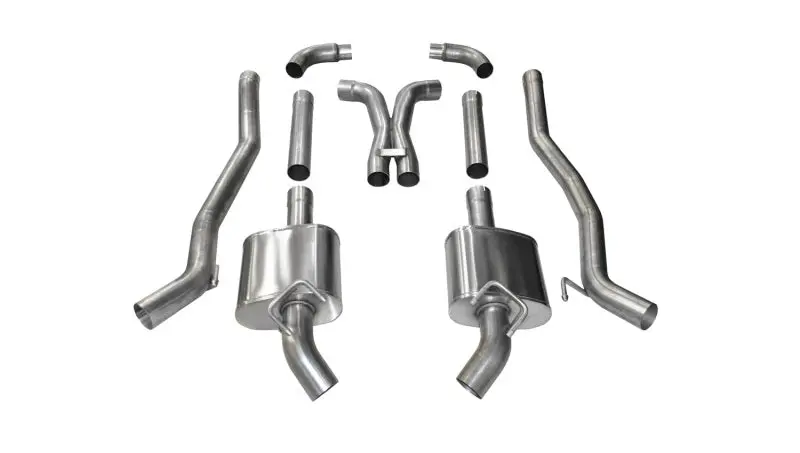 Corsa 10-15 Chevrolet Camaro Ss 6.2L V8 Manual Xtreme 3In Cat-Back (No Tips Uses Factory Bezels) 1
