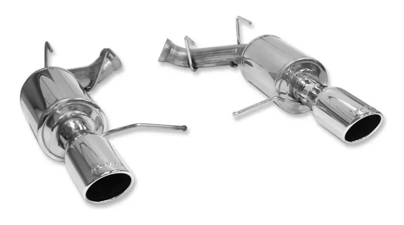 Roush 2011-2014 Ford Mustang V8 Enhanced Sound Dual Axle-Back W/ Round Tips 1