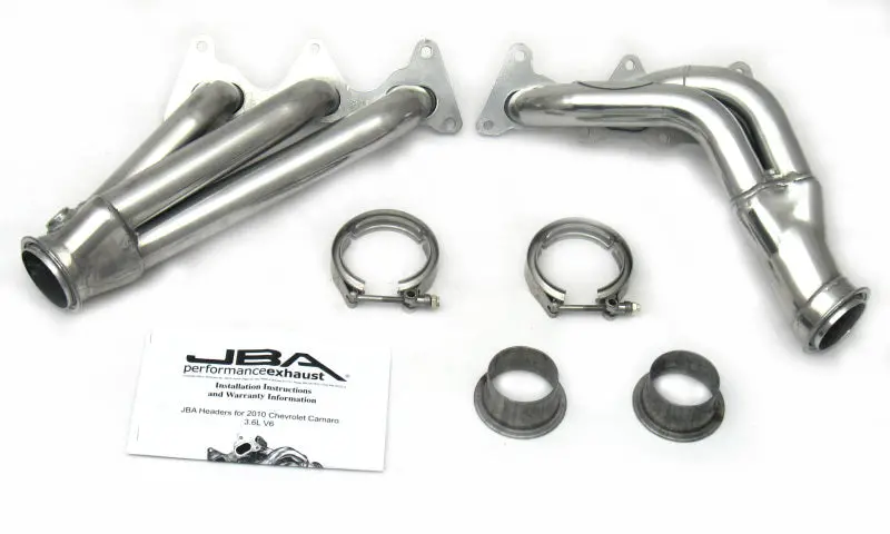 Jba 10-11 Camaro 3.6L V6 1-5/8In Primary Silver Ctd Cat4ward Header 1