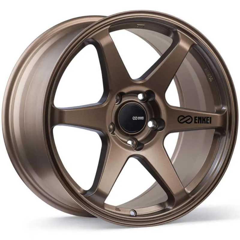 Enkei T6r 18X9.5 45Mm Offset 5X120 Bolt Pattern 72.6 Bore Matte Bronze Wheel 1