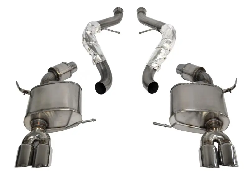 Corsa 08-12 Bmw M3 Convertible E93 Polished Sport Cat-Back Exhaust 1