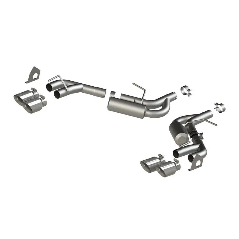 Mbrp 16-22 Chevrolet Camaro V6 2.5In Al Npp Dual Axle Back Exhaust W/ 4In Quad Dual Wall Tips 1