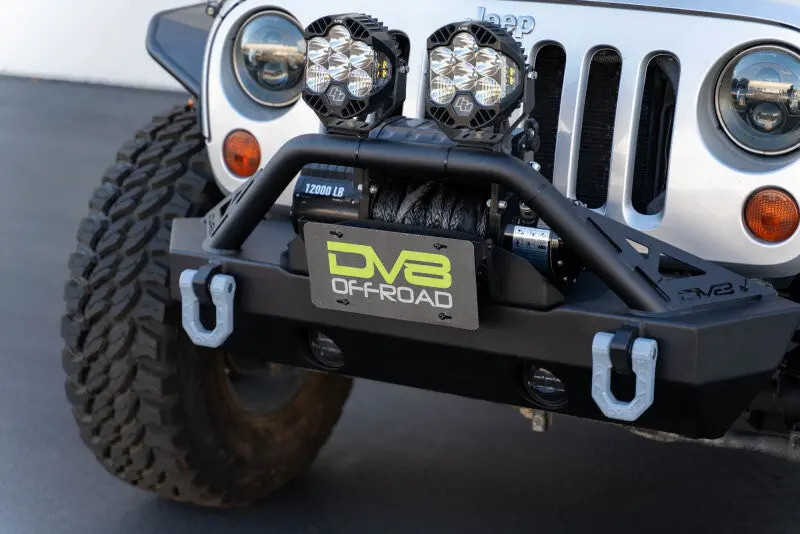 Dv8 Offroad Fairlead Mounted Flip-Up License Plate Bracket 1