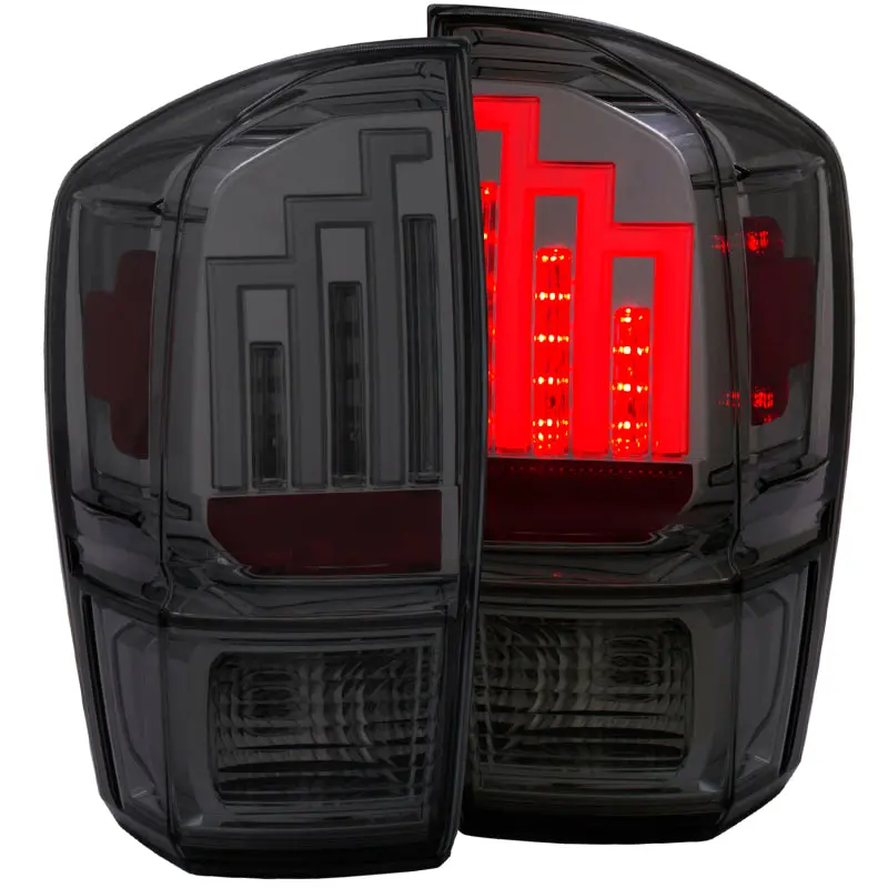 Anzo 2016-2017 Toyota Tacoma Led Taillights Smoke 1