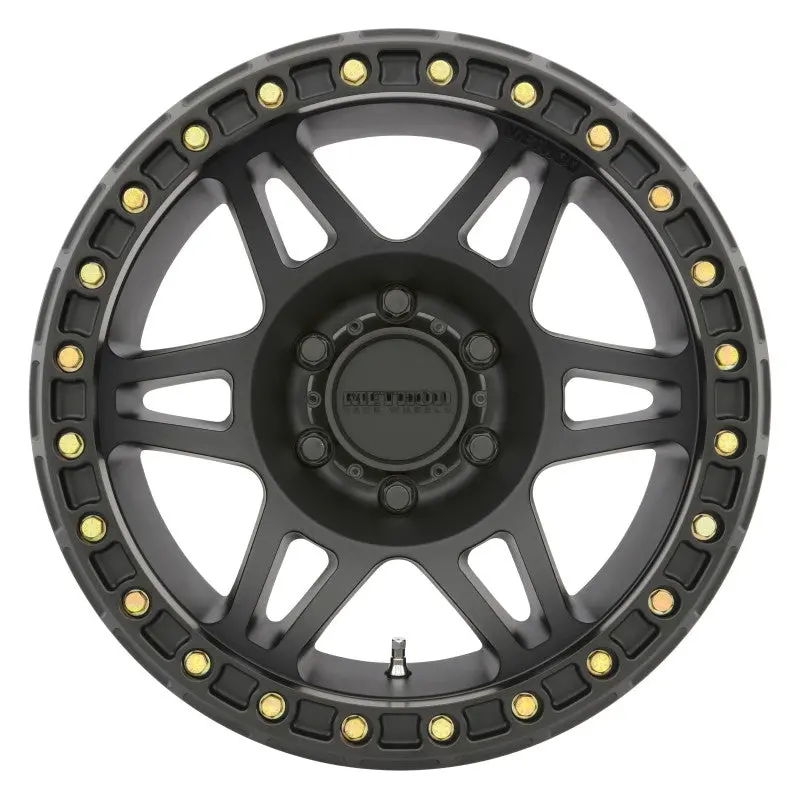 Method Mr106 Beadlock 17X9 -44Mm Offset 6X5.5 108Mm Cb Matte Black W/Bh-H24125 Wheel 1