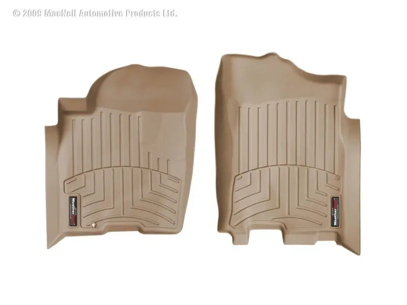 Weathertech 04+ Nissan Armada Front Floorliner - Tan 1