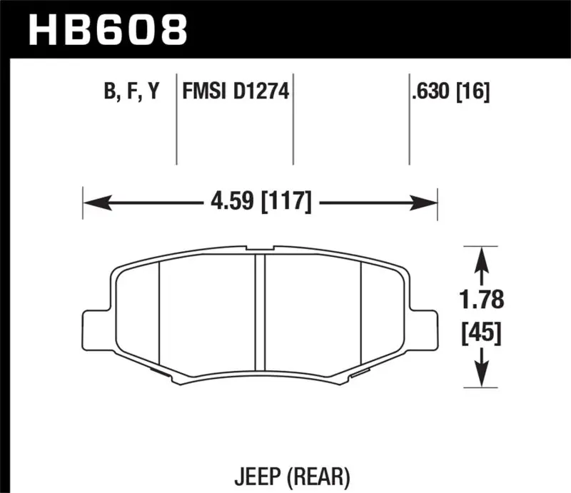 Hawk Hps Street Brake Pads 1