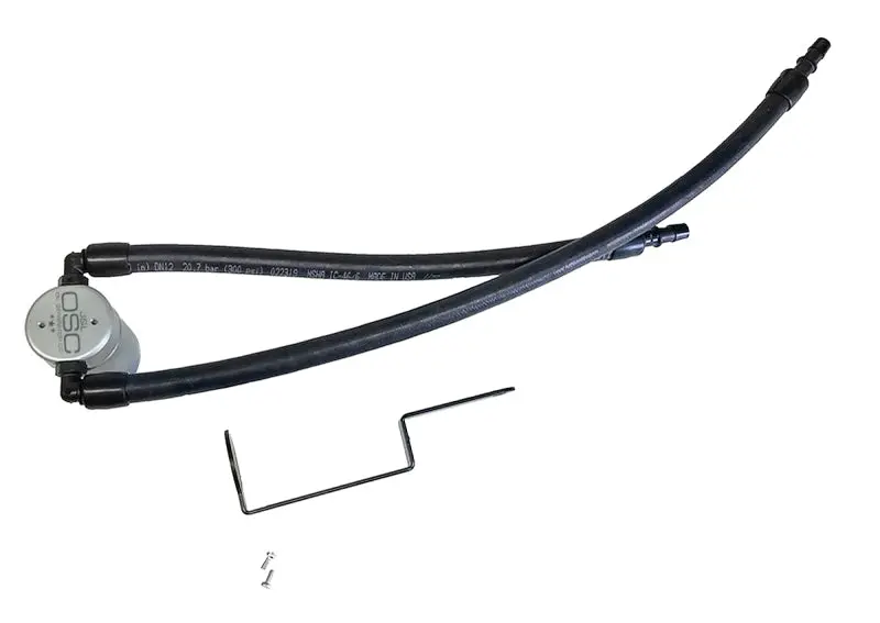 J&Amp;L 11-22 Jeep Grand Cherokee 5.7L Passenger Side Oil Separator 3.0 - Clear Anodized 1