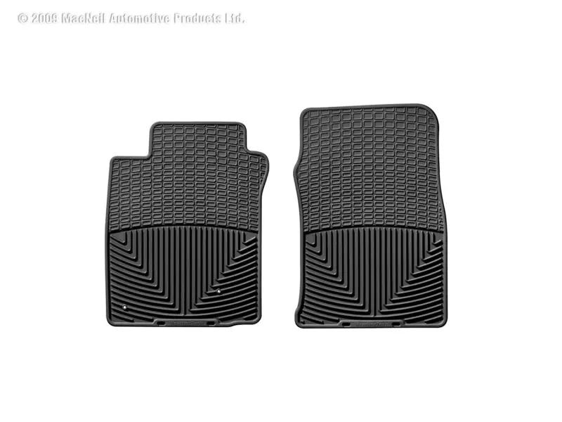 Weathertech 00-05 Hyundai Accent Front Rubber Mats - Black 1