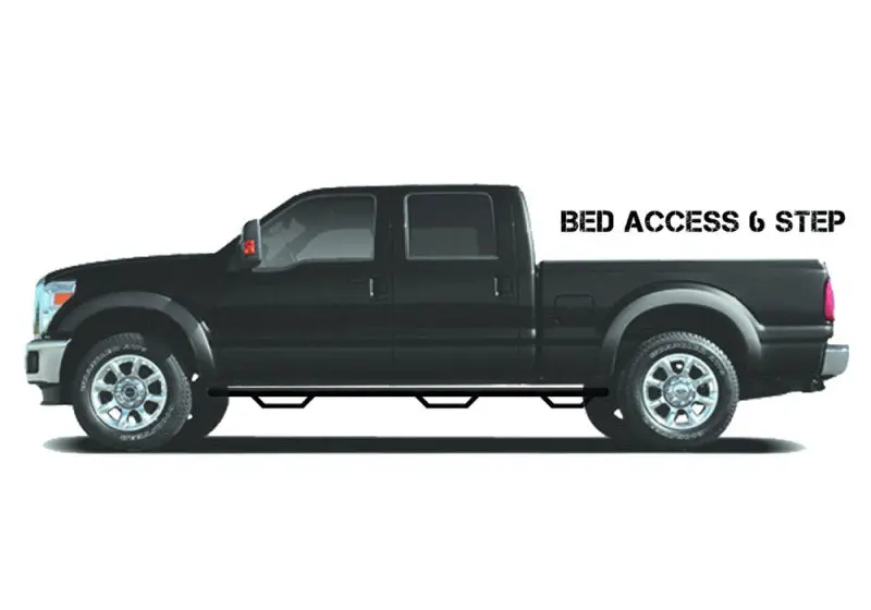 N-Fab Nerf Step 2019 Dodge Ram 2500/3500 Crew Cab 6.4Ft Standard Bed Gas/Diesel - Gloss Black - 3In 1