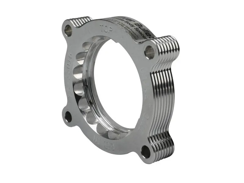 Afe 11-14 Ford Mustang/ 11-14 Ford F-150 V6 3.7L Silver Bullet Throttle Body Spacer - Silver 2