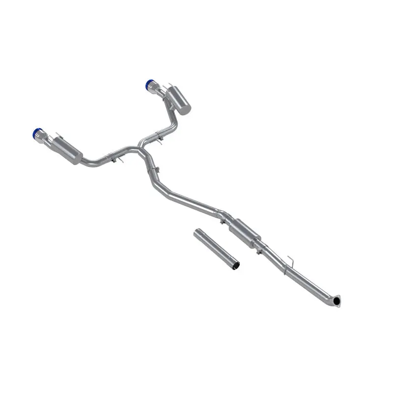 Mbrp 22-24 Honda Civic Si 1.5L T304 Ss 3In Cat-Back Exhaust 2.5In Dual Split Rear W/ Burnt End Tips 1