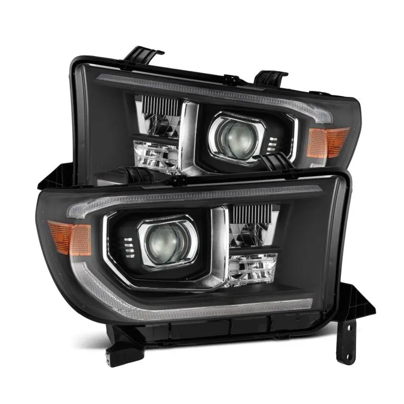 Alpharex 07-13 Toyota Tundra/08-17 Sequoia G2 Pro-Series Projector Headlights Black -No Lvl Adjuster 1