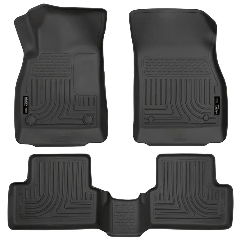 Husky Liners 11-12 Chevrolet Cruze Weatherbeater Combo Black Floor Liners 1