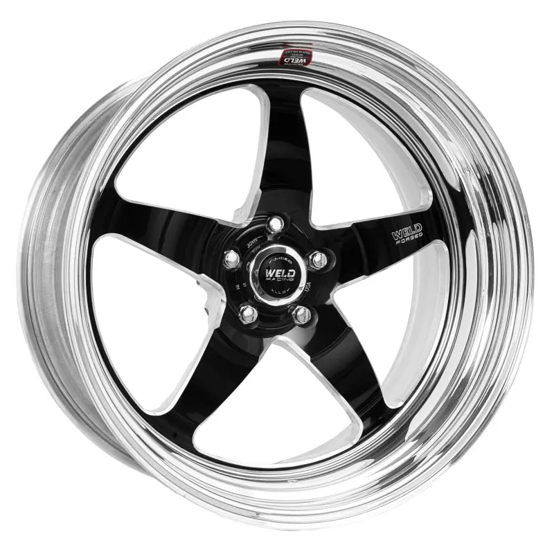 Weld S71 20X9 / 5X4.5 Bp / 6.3In. Bs Black Wheel (High Pad) - Non-Beadlock 1