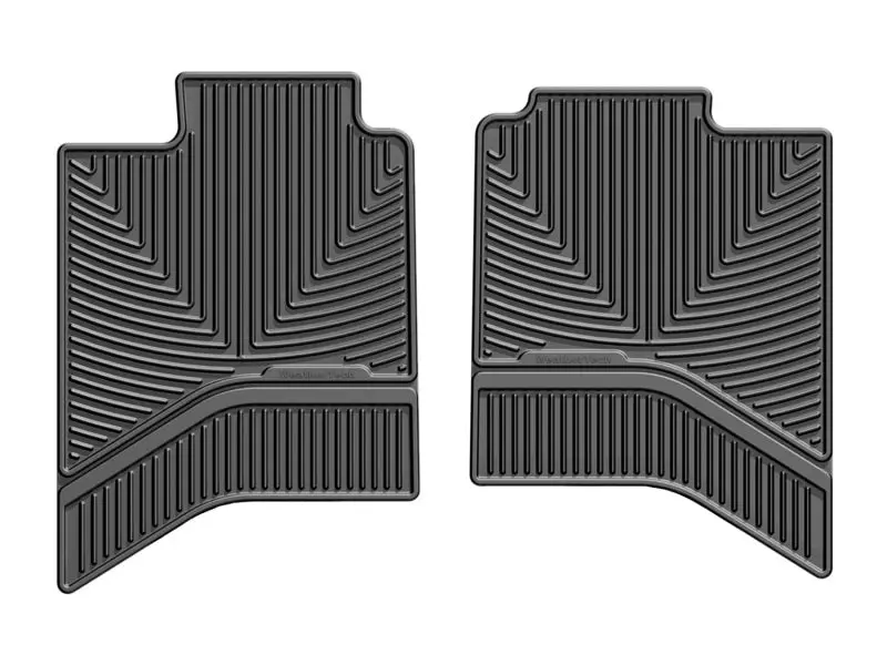 Weathertech 02-14 Dodge Ram Quad Cab Rear Rubber Mats - Black 2