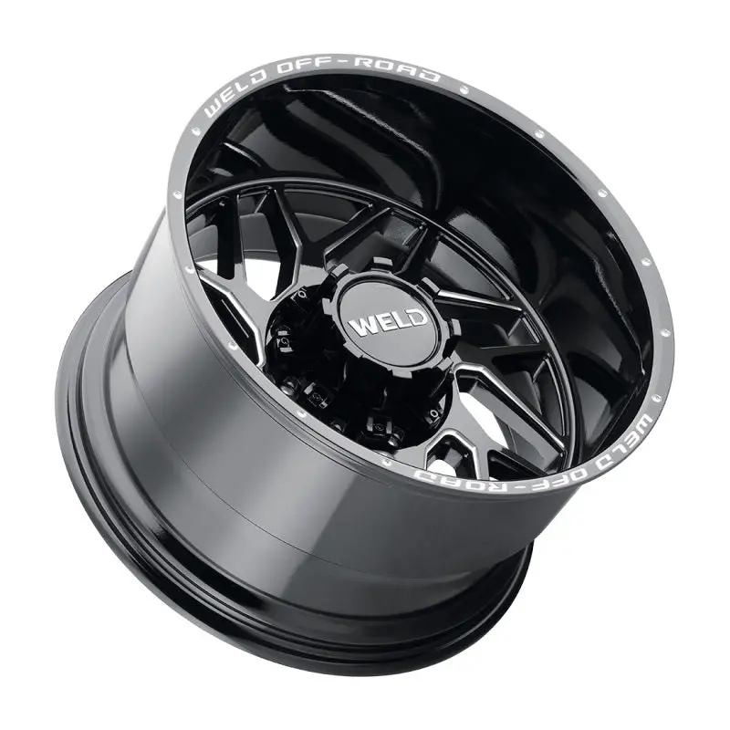 Weld Off-Road W117 20X9 Fulcrum 8X165.1 Et00 Bs5.00 Gloss Black Mil 125.1 1