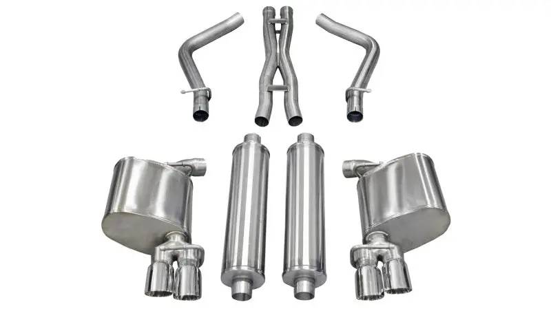 Corsa 11-13 Dodge Charger R/T 5.7L V8 Polished Xtreme Cat-Back Exhaust 1