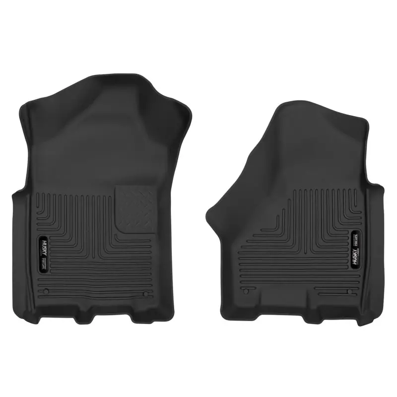 Husky Liners 2019 Dodge Ram 2500 Crew Cab Pickup X-Act Contour Black Front Floor Liners 1
