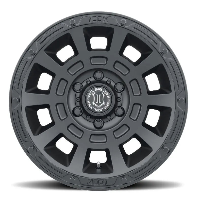 Icon Thrust 17X8.5 6X5.5 0Mm Offset 4.75In Bs Satin Black Wheel 2