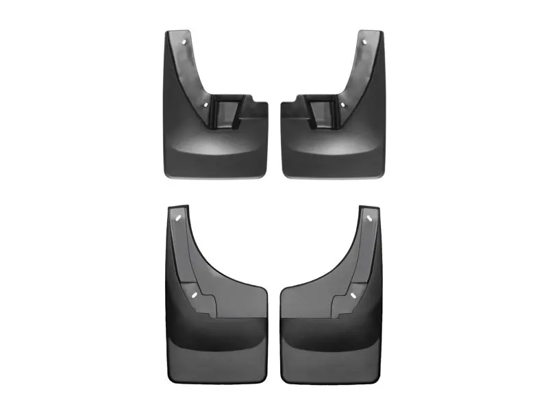 Weathertech 09-11 Dodge Ram Truck 1500 No Drill Mudflaps - Black 1