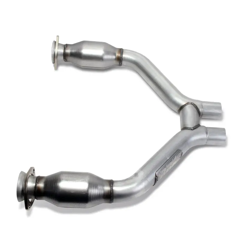 Bbk 2015-16 Mustang V6 Short Mid H Pipe With Converters (To Be Used With 1642 Series Headers) 1