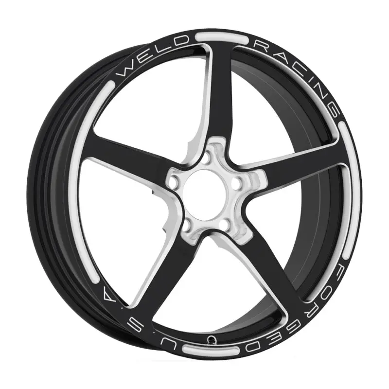 Weld Alumastar 2.0 18X6 / 5X4.5 Bp / 3.2In. Bs Black Wheel 1