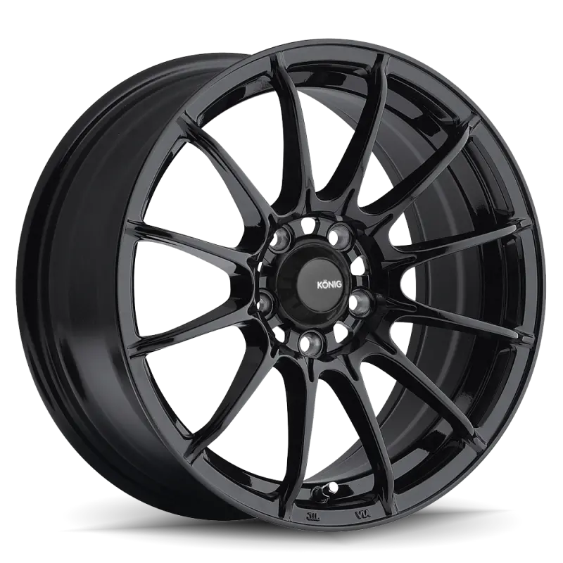 Konig Dial In 15X8 4X100 Et25 Gloss Black 1