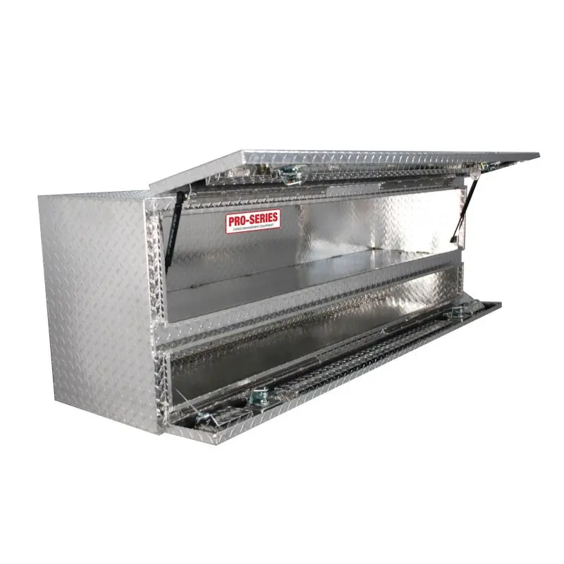 Westin/Brute High Cap 72In Stake Bed Contractor Topsider W/ Doors - Aluminum 1