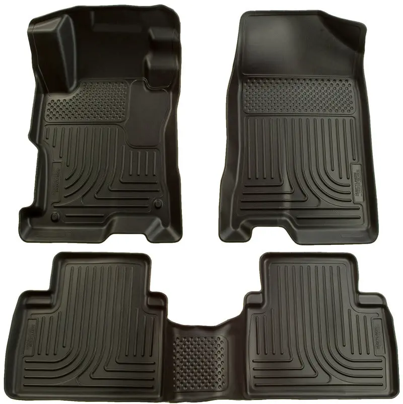 Husky Liners 2012 Honda Civic Weatherbeater Combo Black Floor Liners 1