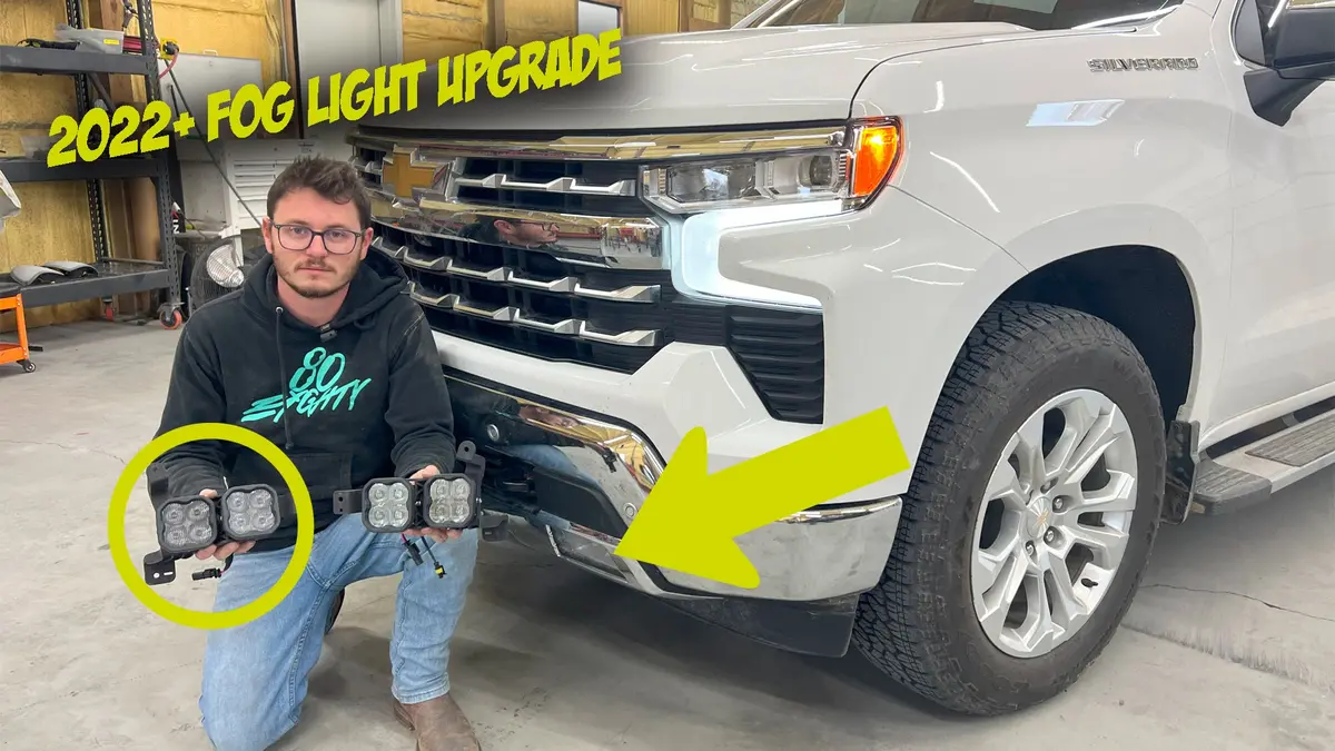 2022-2025 Chevrolet Silverado 1500 Fog Light Upgrade 1