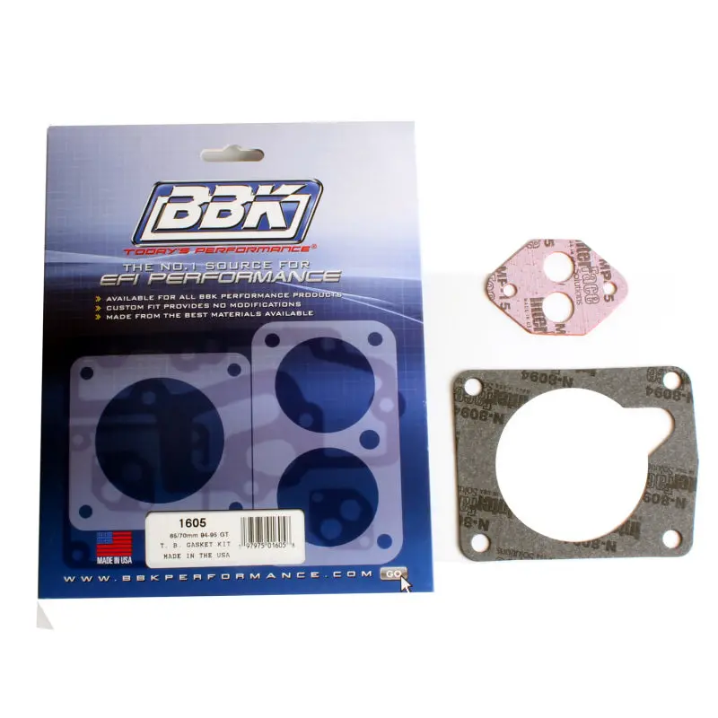Bbk 94-95 Mustang 5.0 65 70Mm Throttle Body Gasket Kit 1