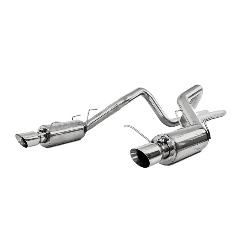 Mbrp 11-14 Ford Mustang Gt 5.0L Dual Split Rear Street Version T409 3In Cat Back Exhaust System 1